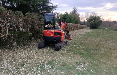 TP 360 Assainissement La Chevroliere Pelle Chenille 2T7 Kubota