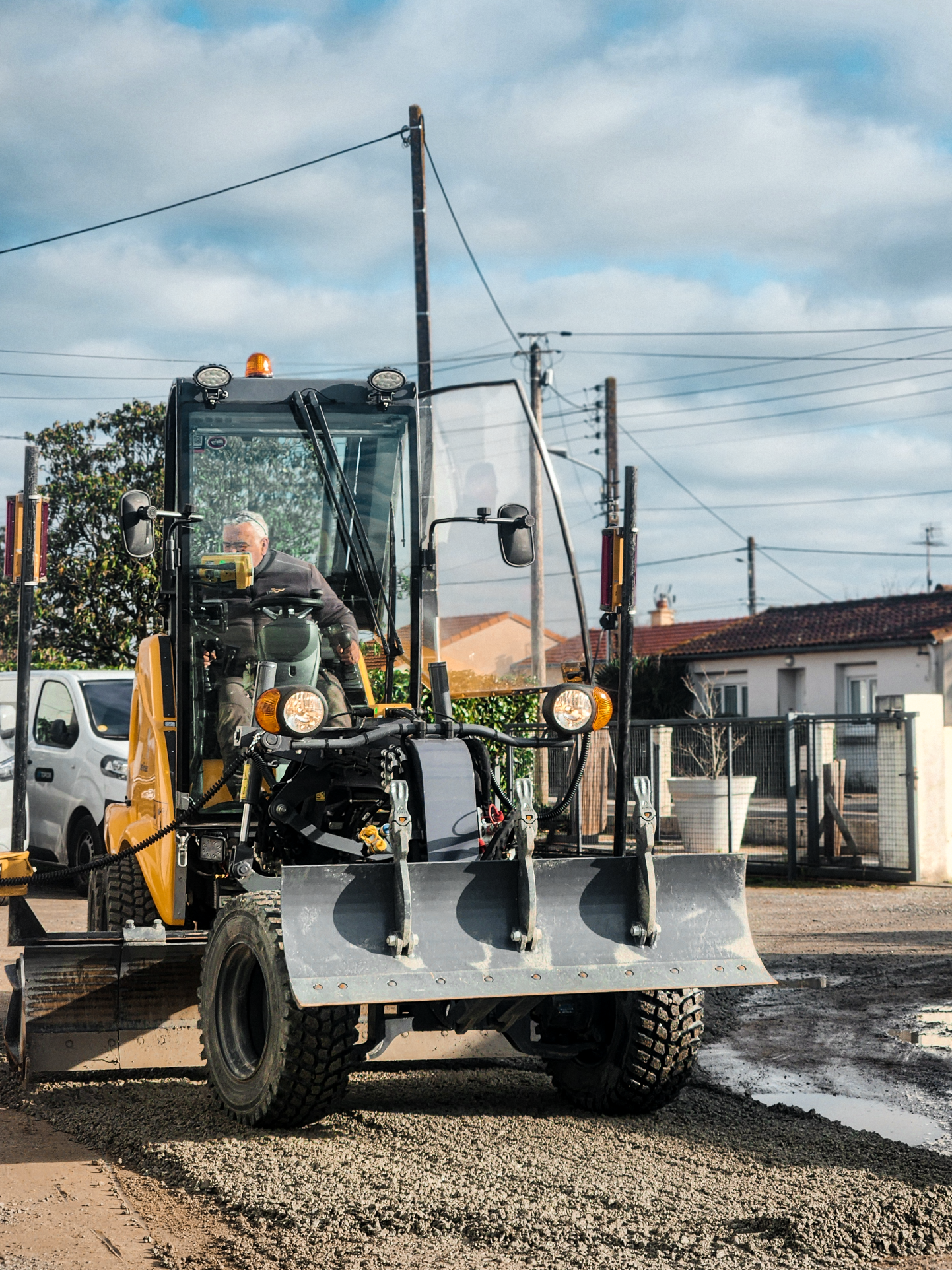 Tp 360 Assainissement La Chevroliere Niveleuse Papa