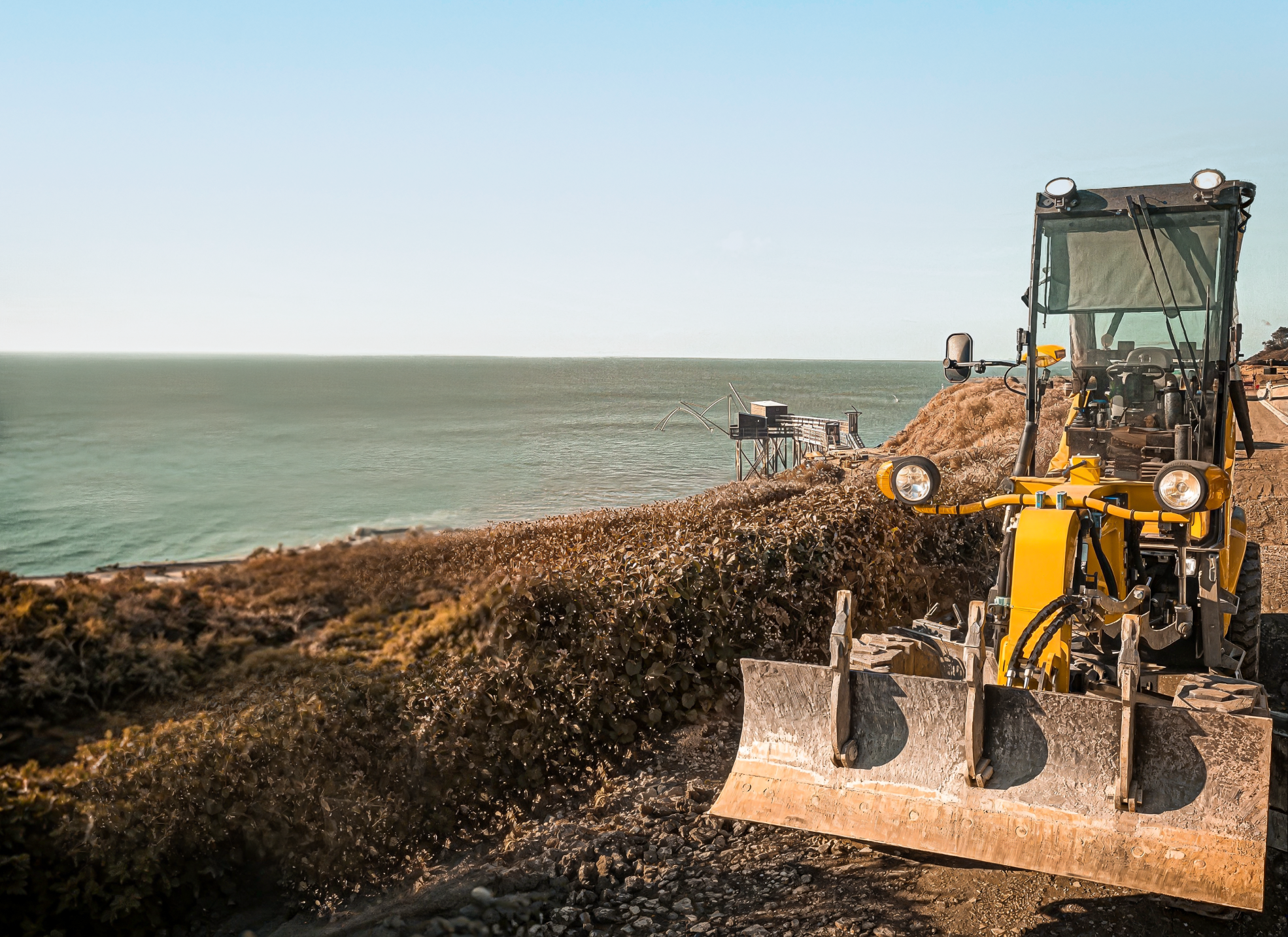 Tp 360 Assainissement La Chevroliere PAPA Niveleuse