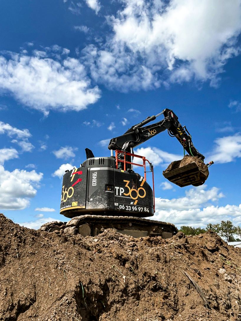 Tp 360 Assainissement La Chevroliere Photo Terrassement